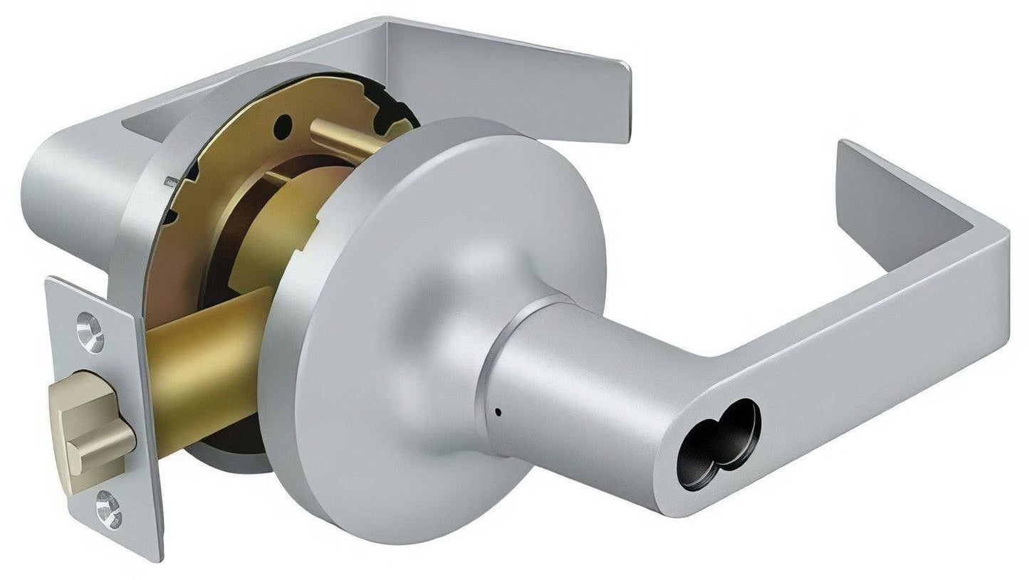 Deltana CL500FRCNC Clarendon Grade 1 Door Lever without Cylinder