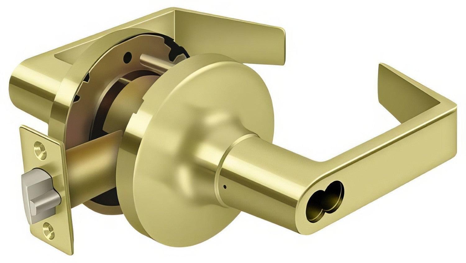 Deltana CL500FRCNC Clarendon Grade 1 Door Lever without Cylinder