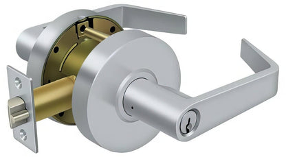 Deltana CL504EVC Clarendon Single Cylinder Grade 2 Storeroom Door Lever.