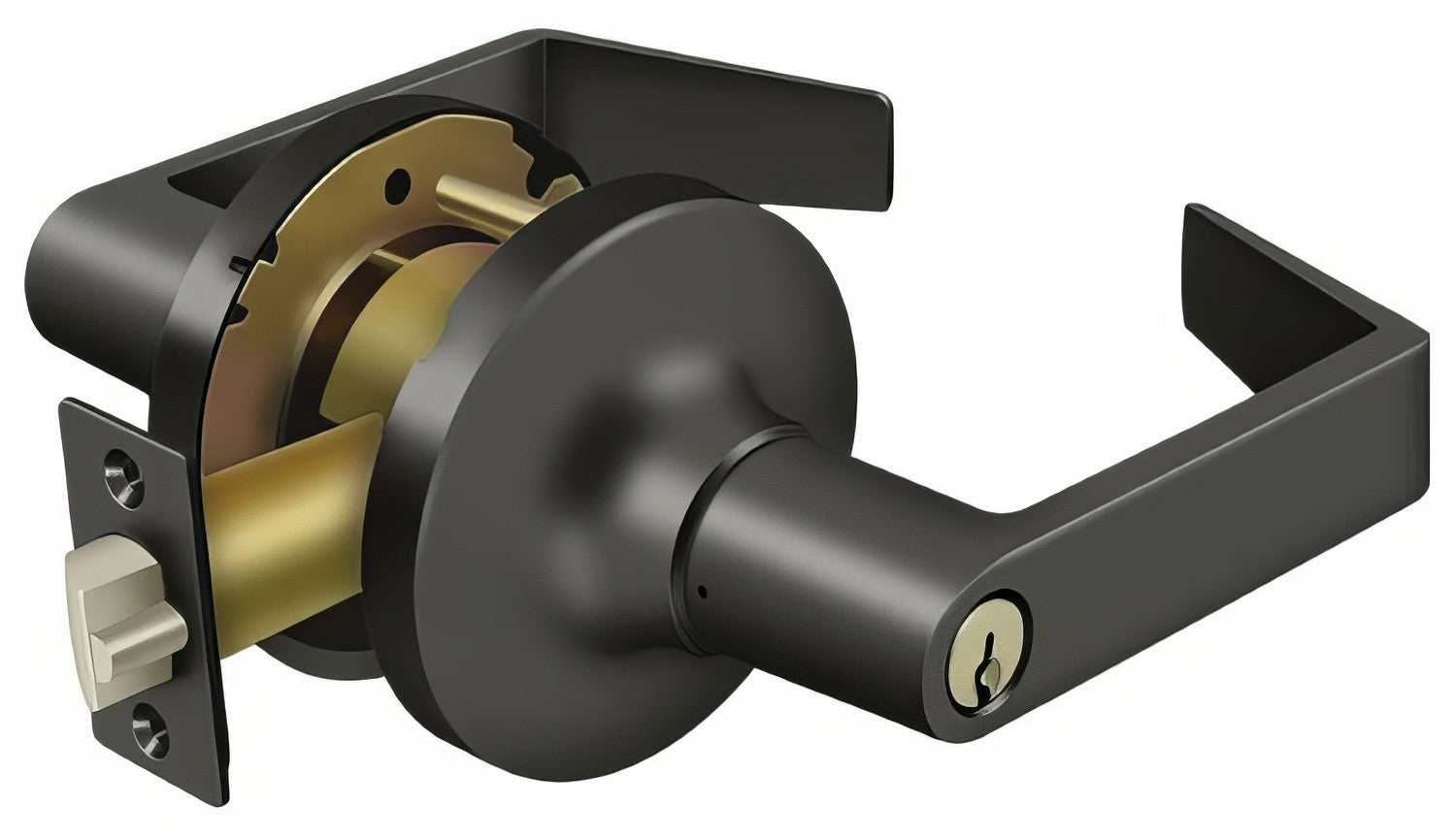 Deltana CL504FLC Clarendon Single Cylinder Grade 1 Storeroom Door Lever