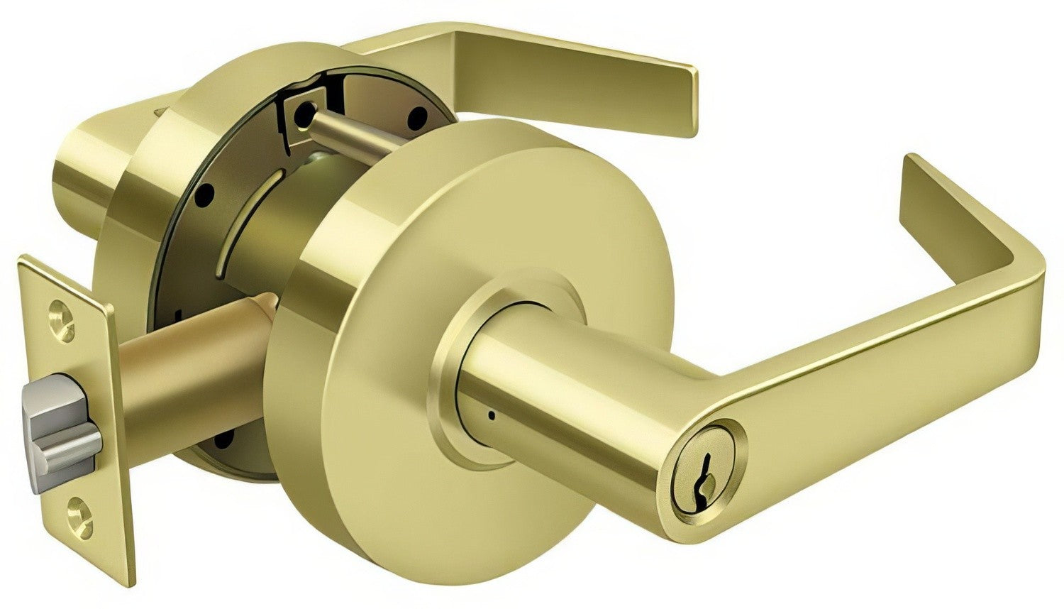 Deltana CL509EVC Clarendon Single Cylinder Grade 2 Classroom Door Lever.