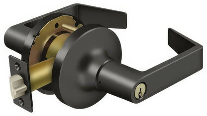 Deltana CL509FLC Clarendon Single Cylinder Grade 1 Classroom Door Lever.