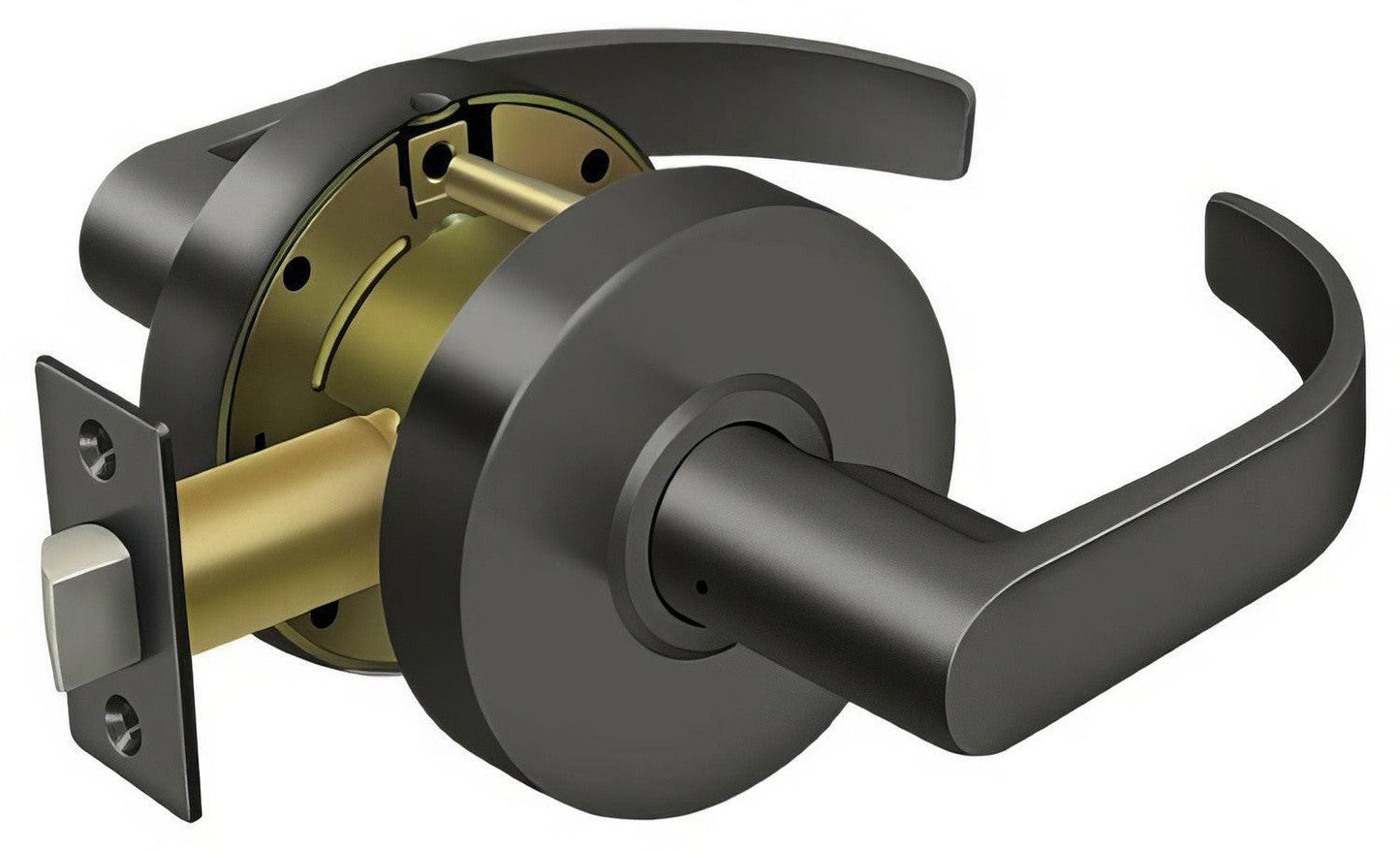 Deltana CL601EVC Modern Grade 2 Passage Door Lever.