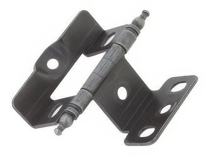 Amerock CM3175TM-BND Functional Hardware Full Wrap Full Inset Hinges for 3/4" Thick Doors