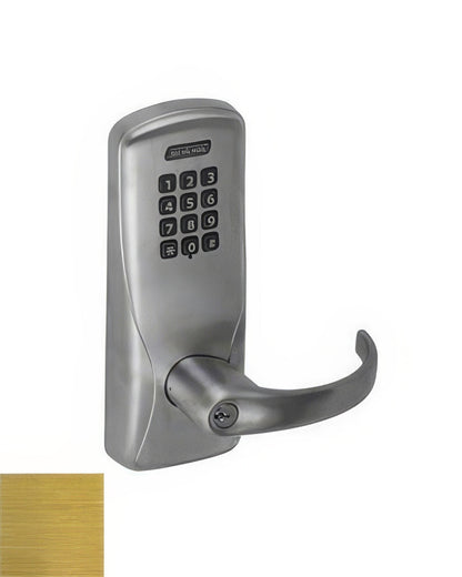 Schlage CO-100-MS-70-KP-SPA CO-Series Commercial Electronic Mortise Lock with Keypad and Sparta Lever