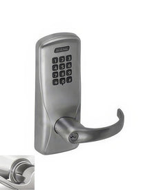 Schlage CO-100-MS-70-KP-SPA CO-Series Commercial Electronic Mortise Lock with Keypad and Sparta Lever