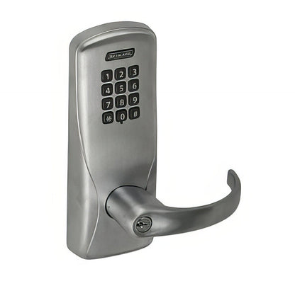 Schlage CO-100-MS-70-KP-SPA CO-Series Commercial Electronic Mortise Lock with Keypad and Sparta Lever