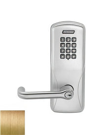 Schlage CO100MS70KPTLR Satin Chrome CO-Series Commercial Electronic Mortise Lock with Keypad and Tubular Lever