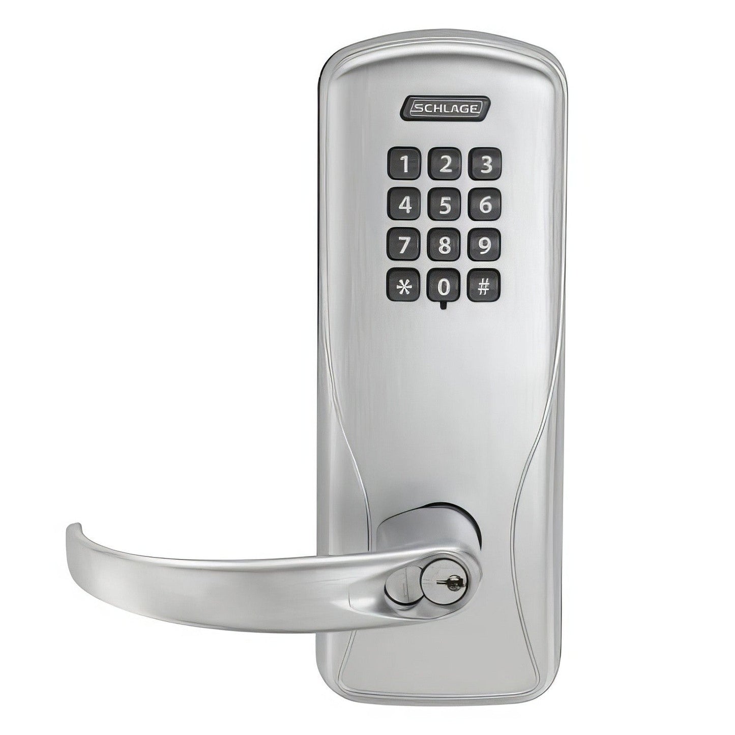Schlage CO200CY70KPSPA626J CO-Series Commercial Electronic Cylindrical Lock with Keypad