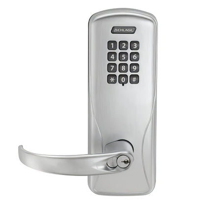 Schlage CO200CY70KPSPA626J CO-Series Commercial Electronic Cylindrical Lock with Keypad