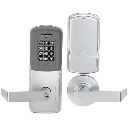 Schlage CO200MS70PRKRHO CO-Series Commercial Electronic Mortise Lock with Keypad and Rhodes Lever