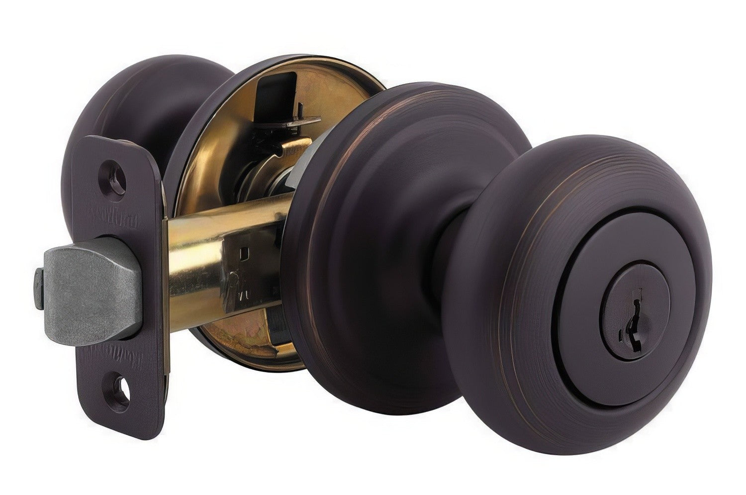 Kwikset 740J-S Juno Single Cylinder Keyed Entry Knob.