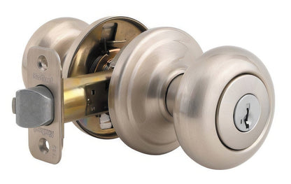 Kwikset 740J-S Juno Single Cylinder Keyed Entry Knob.