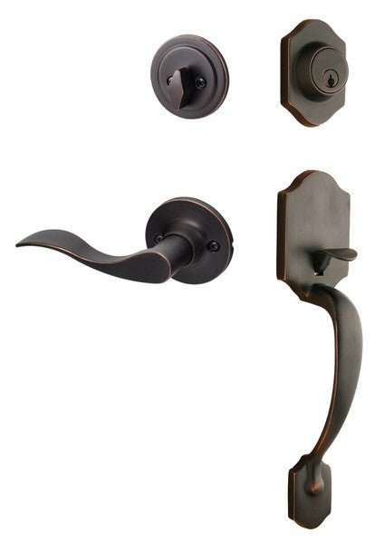 Sure-Loc CR507-SB-LH Coral Handleset with Snowbird Left Hand Handleset Trim