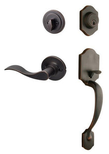 Sure-Loc CR507-SB-LH Coral Handleset with Snowbird Left Hand Handleset Trim