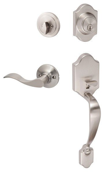 Sure-Loc CR507-SB-LH Coral Handleset with Snowbird Left Hand Handleset Trim