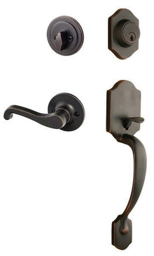 Sure-Loc CR507-SG-LH Coral Handleset with Sage Lever Left Hand Handleset Trim