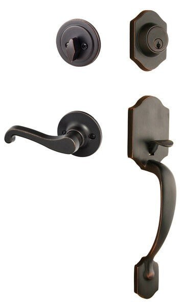 Sure-Loc CR507-SG-LH Coral Handleset with Sage Lever Left Hand Handleset Trim