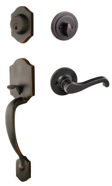 Sure-Loc CR507-SG-RH Coral Handleset with Sage Lever Right Hand Handleset Trim