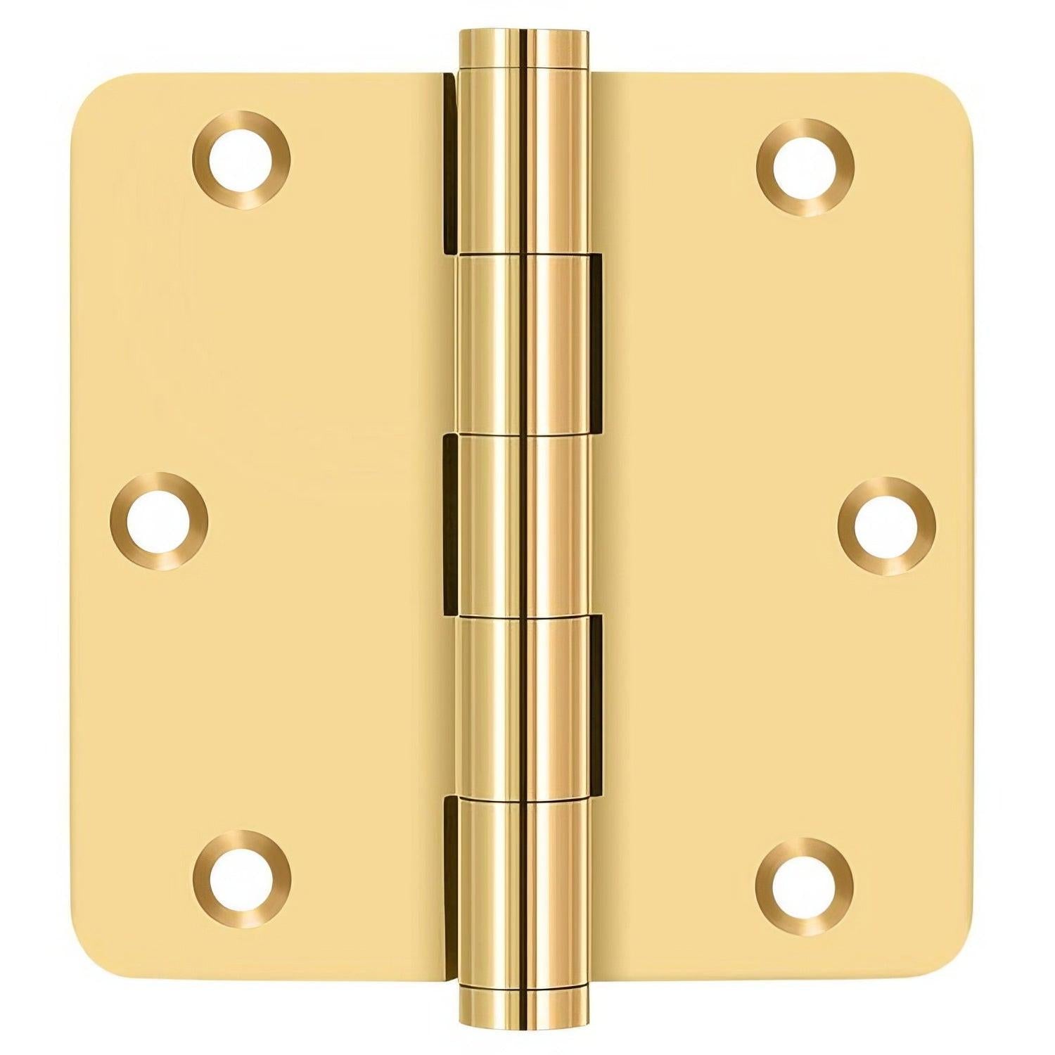 Deltana CSB35R4-R 3-1/2" x 3-1/2" x 1/4" Residential Radius Door Hinge