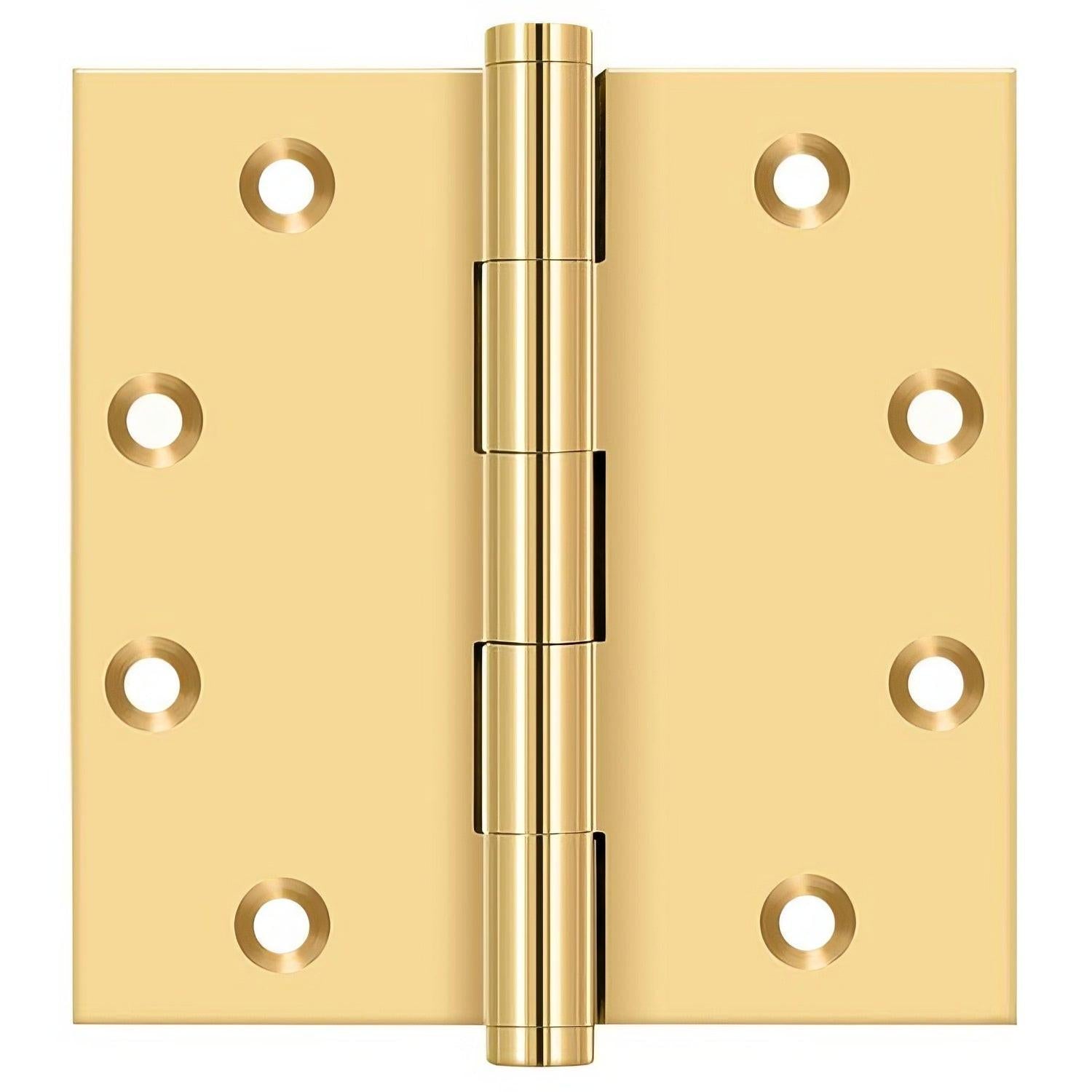Deltana CSB45BB 4-1/2" x 4-1/2" Square Corner Ball Bearing Door Hinge