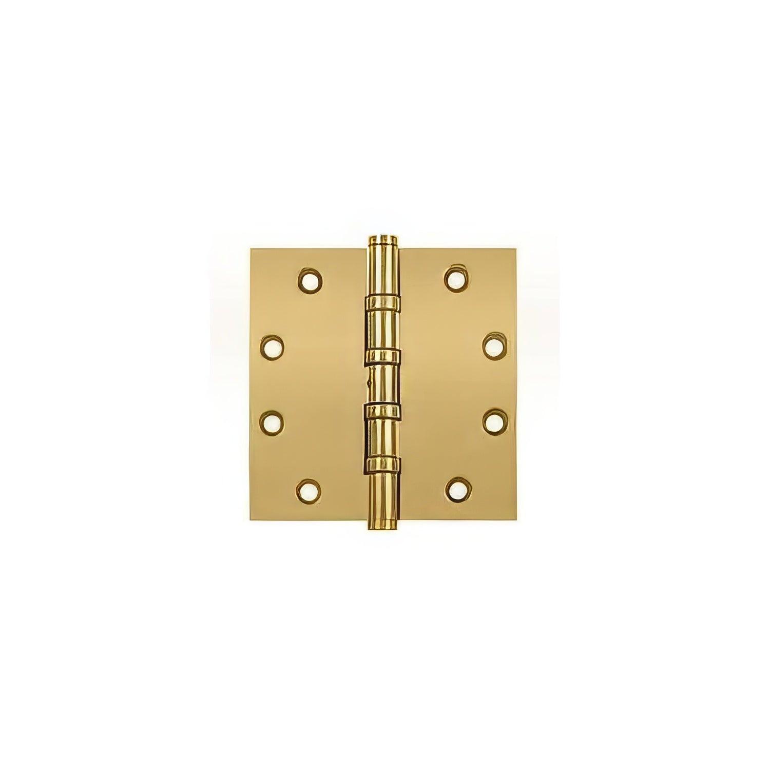 Deltana CSB45BN 4-1/2" x 4-1/2" Square Corner Ball Bearing Door Hinge