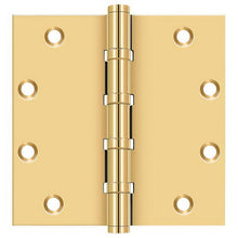 Deltana CSB55BB 5" x 5" Square Corner Ball Bearing Door Hinge