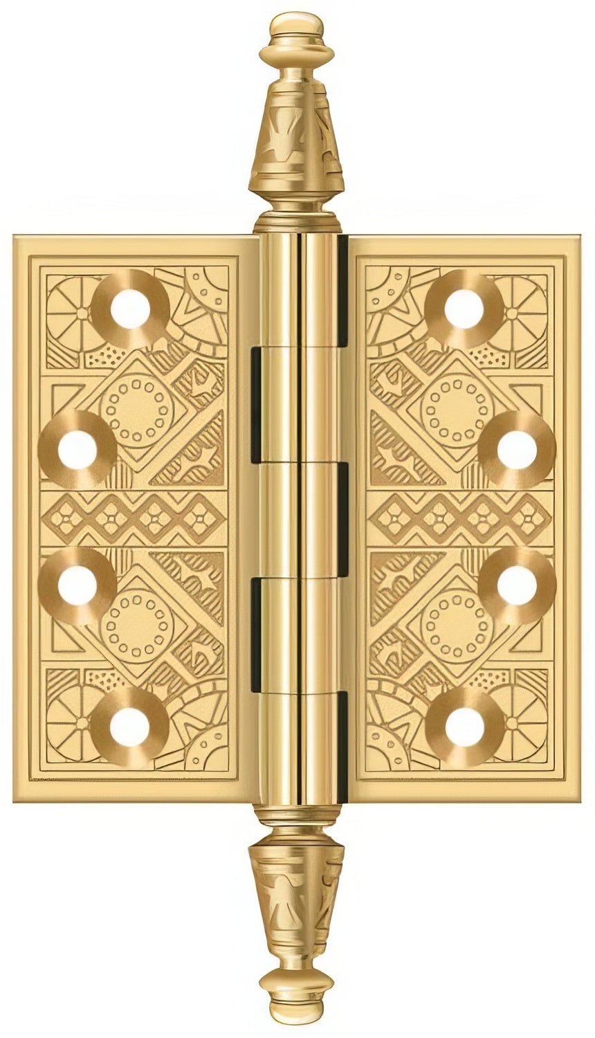 Deltana CSBP35 3-1/2" x 3-1/2" Square Ornate Door Hinge