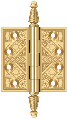 Deltana CSBP35 3-1/2" x 3-1/2" Square Ornate Door Hinge