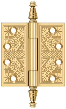 Deltana CSBP44 4" x 4" Square Ornate Door Hinge