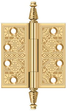 Deltana CSBP44 4" x 4" Square Ornate Door Hinge