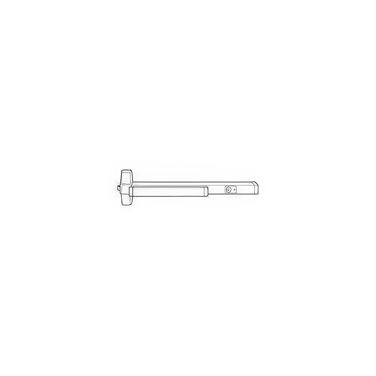 Von Duprin CX99EO 3ft. Concealed Rim Exit Device.