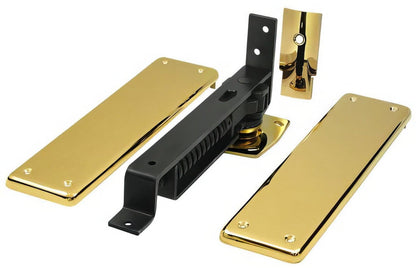 Deltana DASH95 3.75" x 9.25" Floor Spring Hinge Set