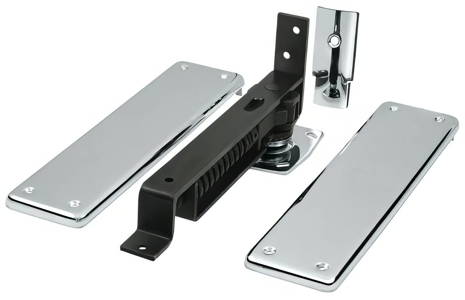 Deltana DASH95 3.75" x 9.25" Floor Spring Hinge Set