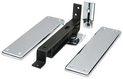 Deltana DASH95 3.75" x 9.25" Floor Spring Hinge Set