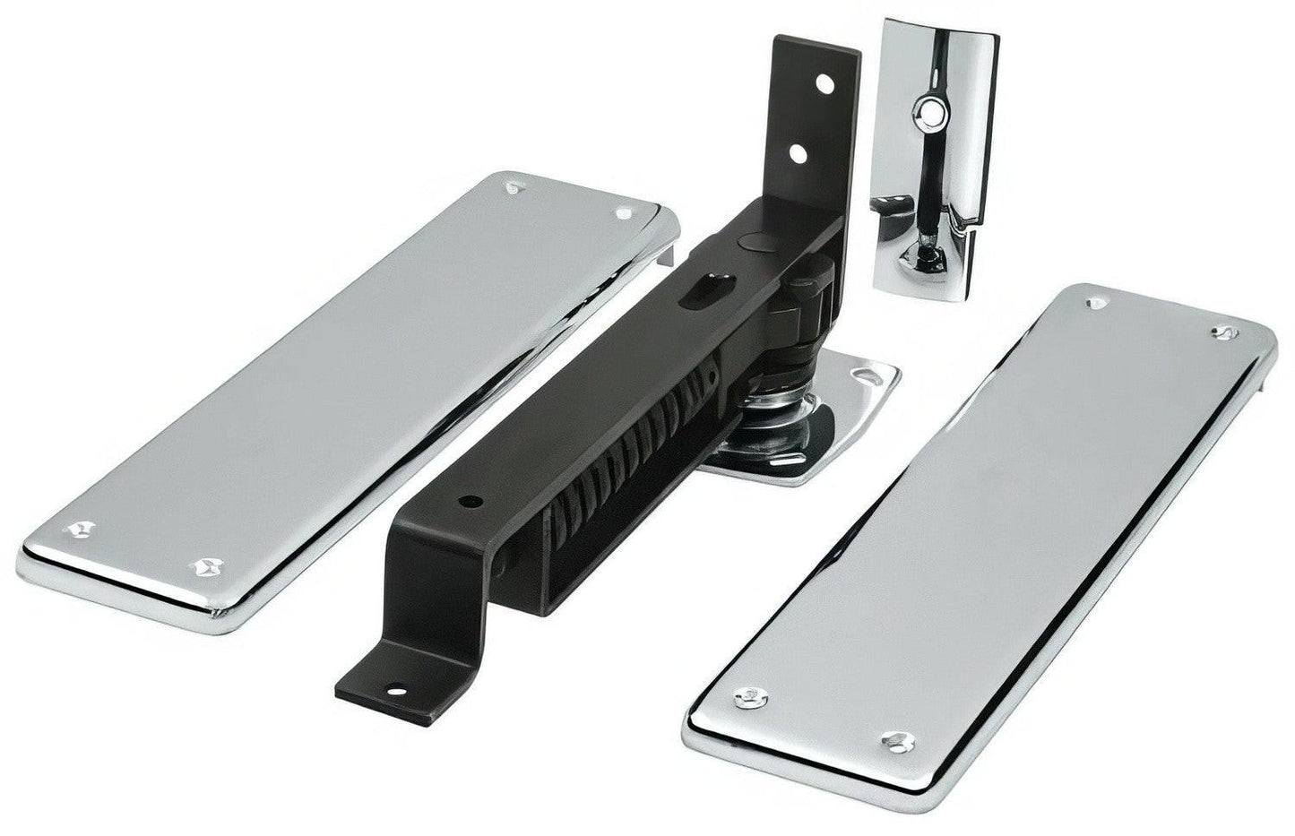 Deltana DASH95 3.75" x 9.25" Floor Spring Hinge Set