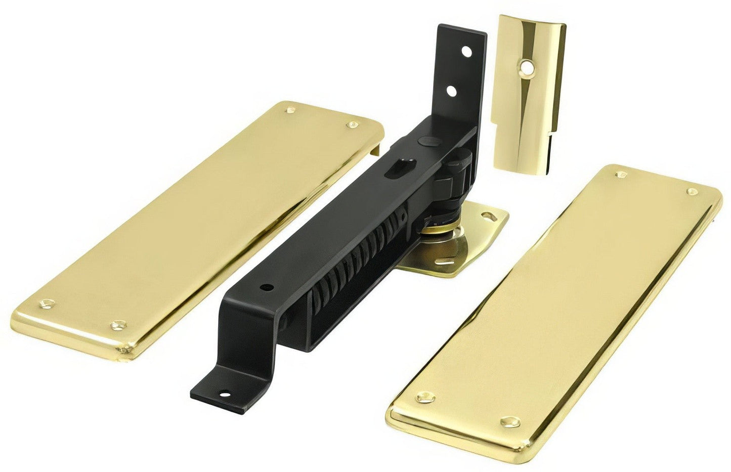 Deltana DASH95 3.75" x 9.25" Floor Spring Hinge Set