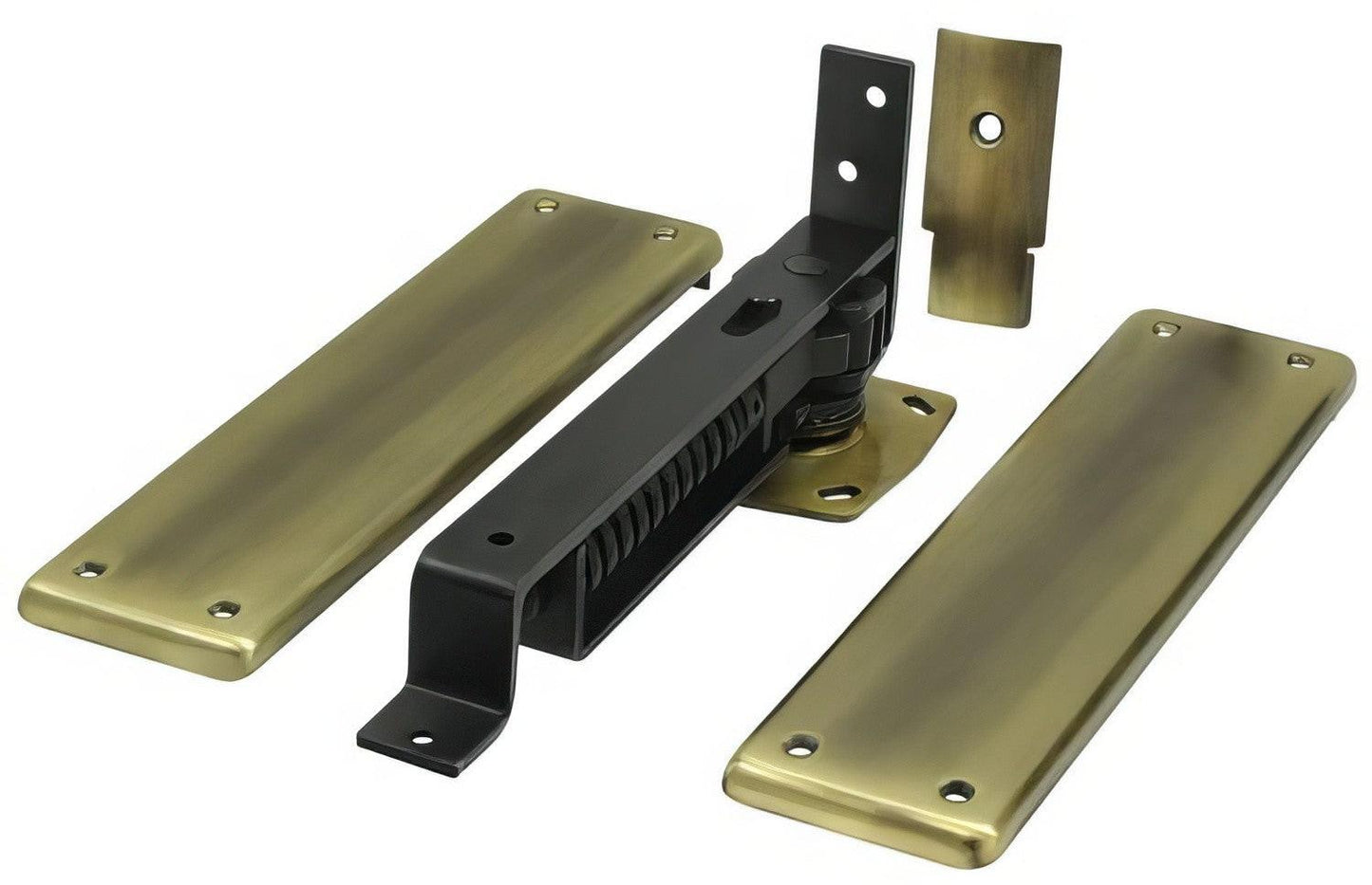 Deltana DASH95 3.75" x 9.25" Floor Spring Hinge Set