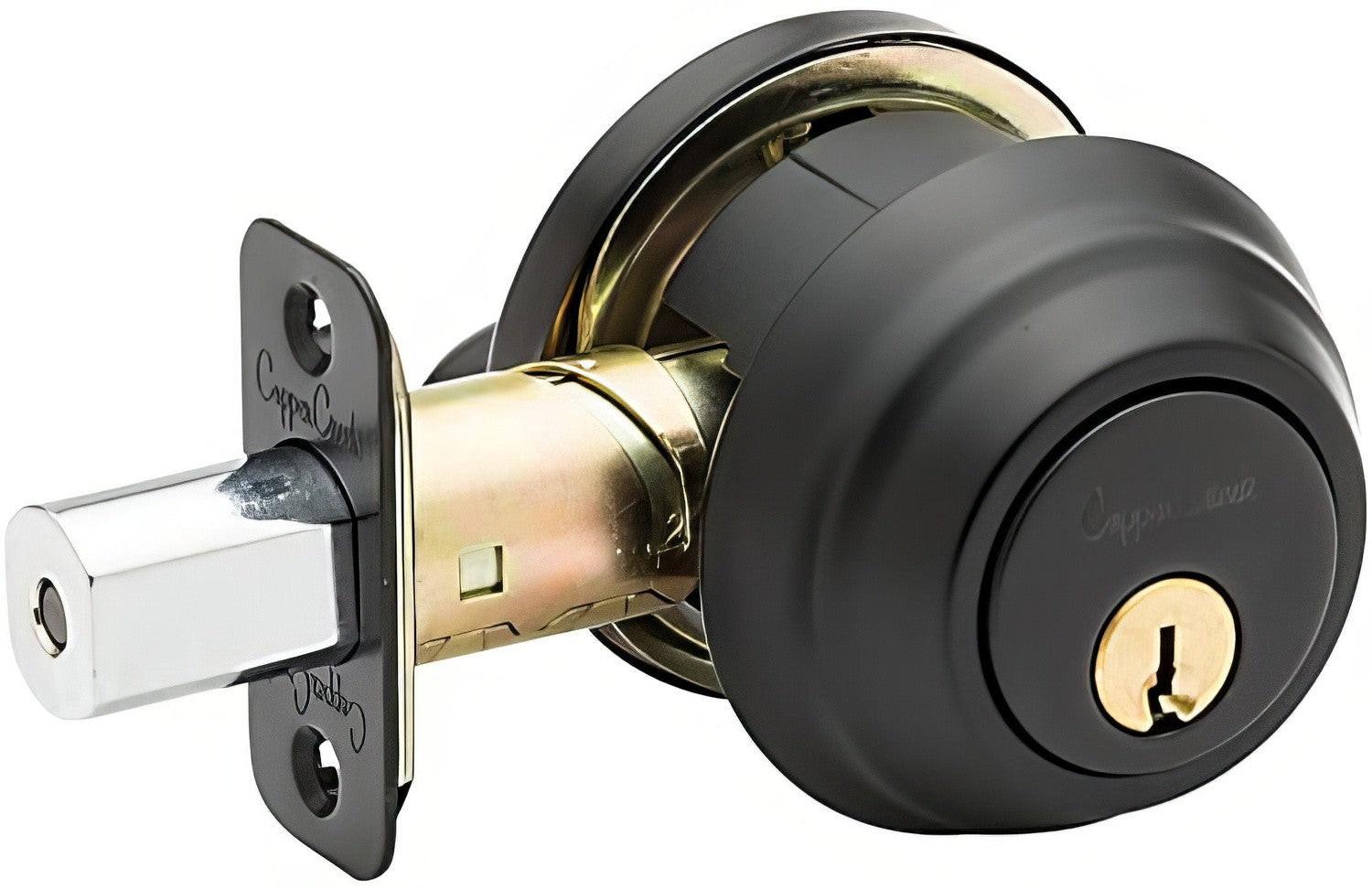 Copper Creek DBFR5410 Keyed Entry Single Cylinder Deadbolt with Interior Thumbturn.