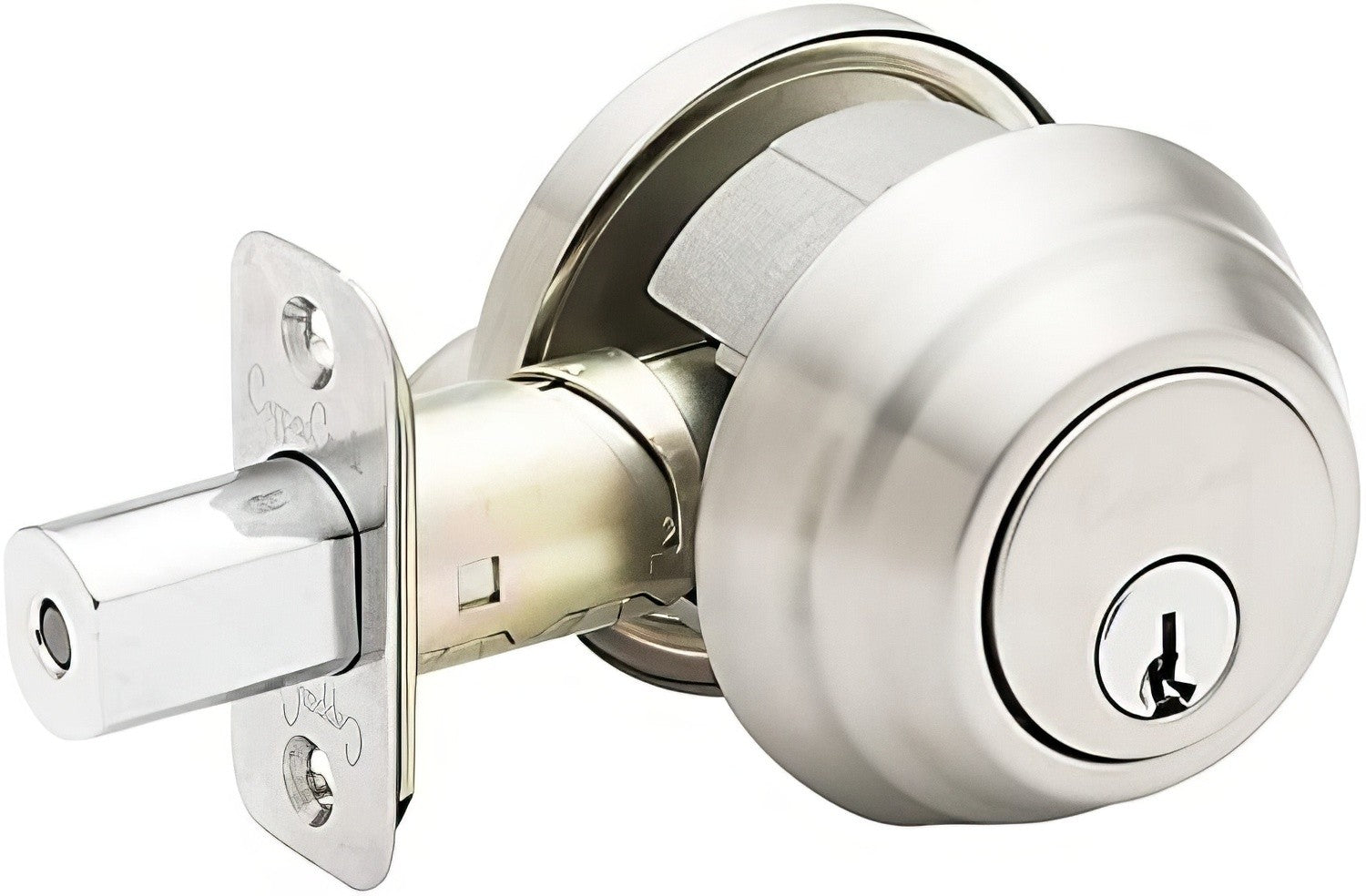 Copper Creek DBFR5410 Keyed Entry Single Cylinder Deadbolt with Interior Thumbturn