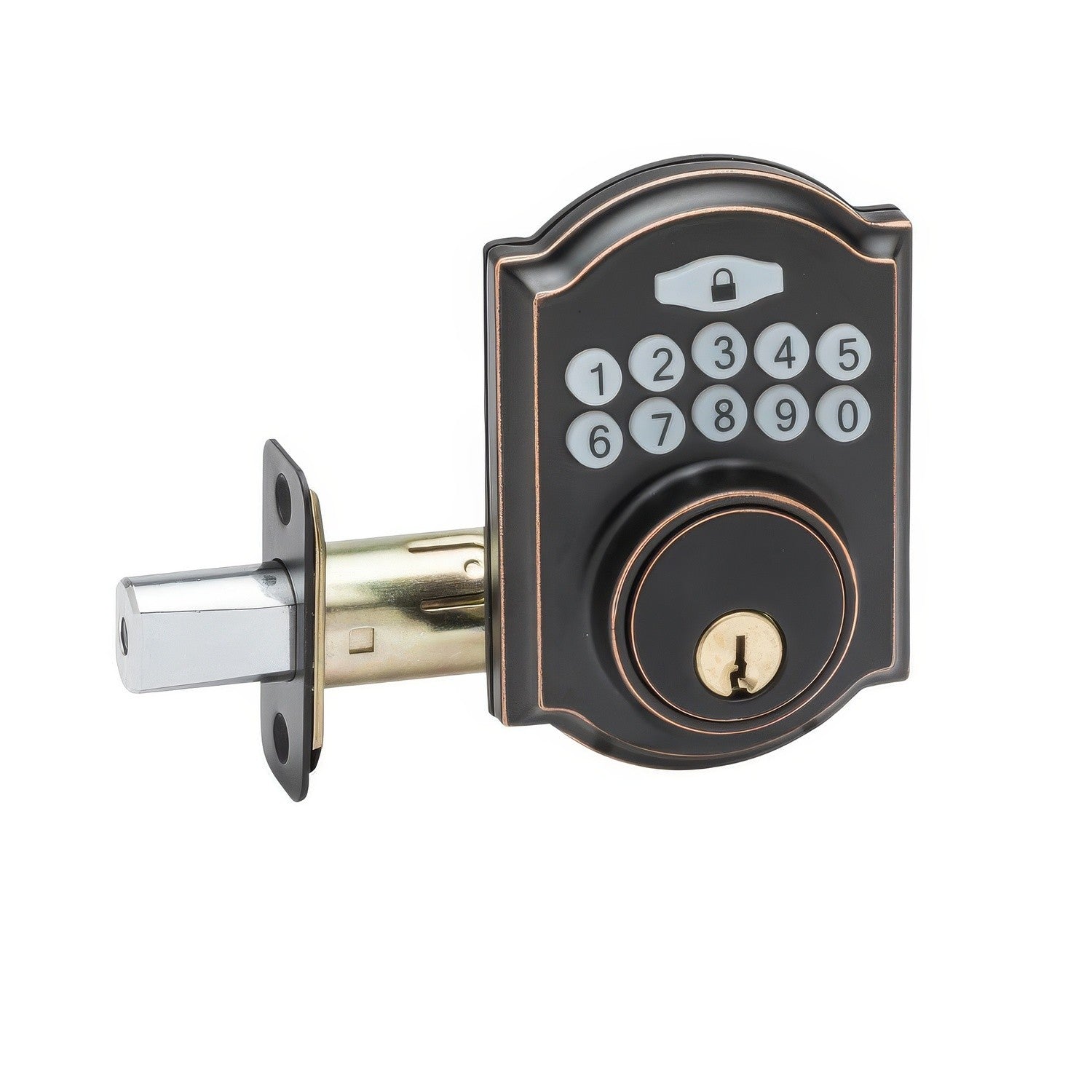 Copper Creek DBH3410 Heritage Keyless Entry Single Cylinder Electronic Deadbolt