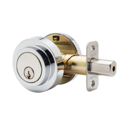Copper Creek DBR2410 Mid Century Modern Keyed Entry Single Cylinder Deadbolt.