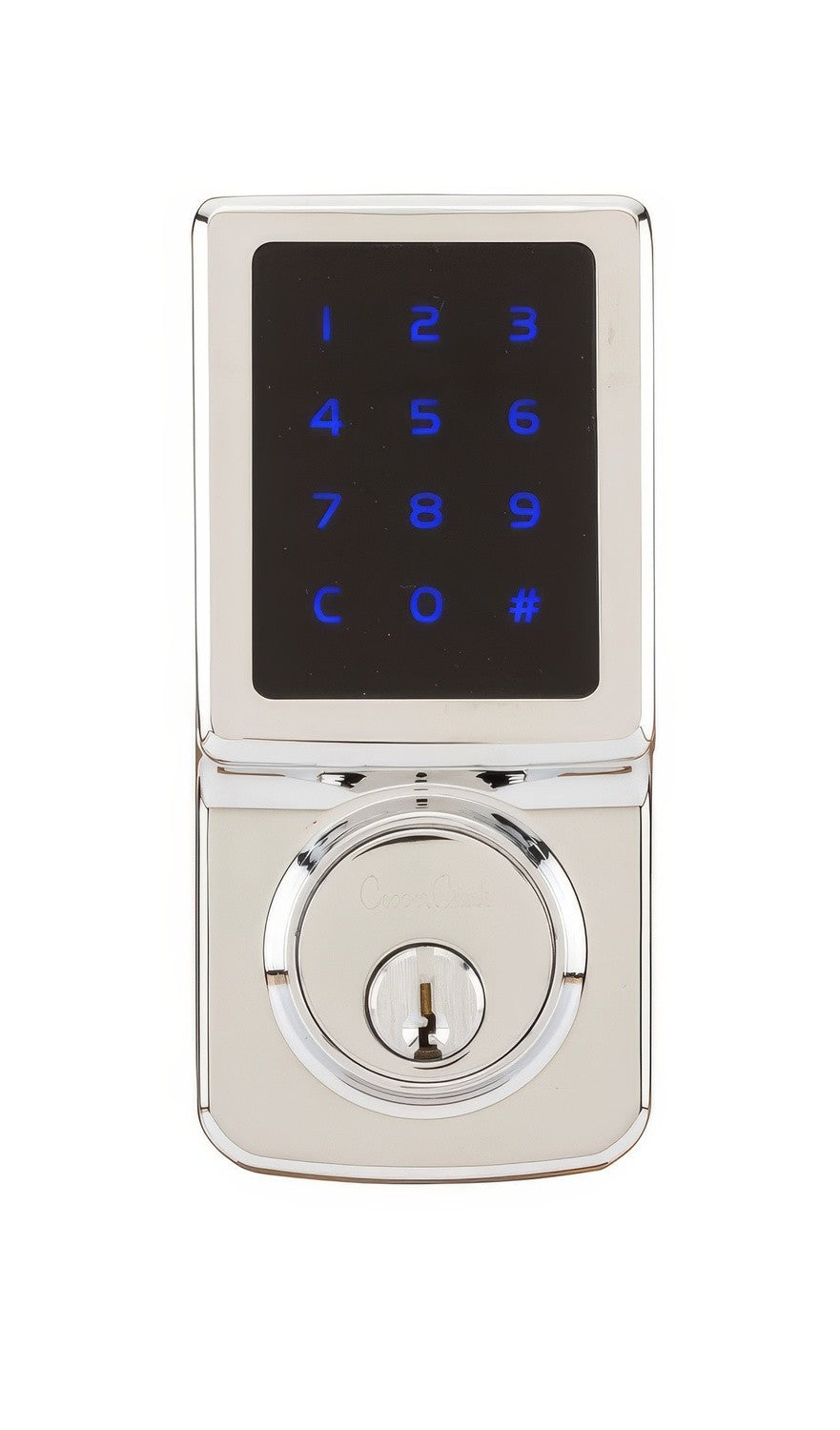 Copper Creek DBZF3410 Fashion Keyless Entry Single Cylinder Electronic Deadbolt with Z-Wave
