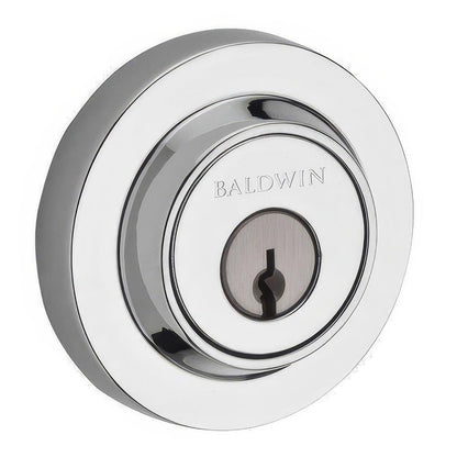 Baldwin DC.CRD Contemporary Round Keyed Entry Double Cylinder Deadbolt.