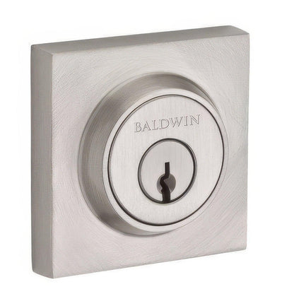 Baldwin DC.CSD Contemporary Square Keyed Entry Double Cylinder Deadbolt.