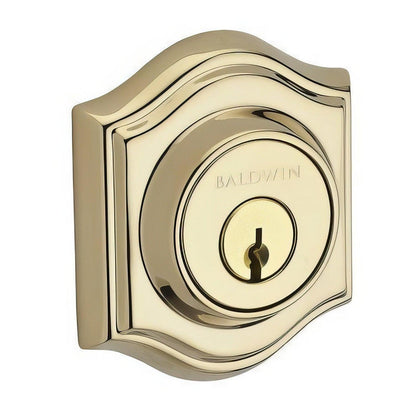Baldwin DC.TAD Traditional Arch Keyed Entry Double Cylinder Deadbolt.