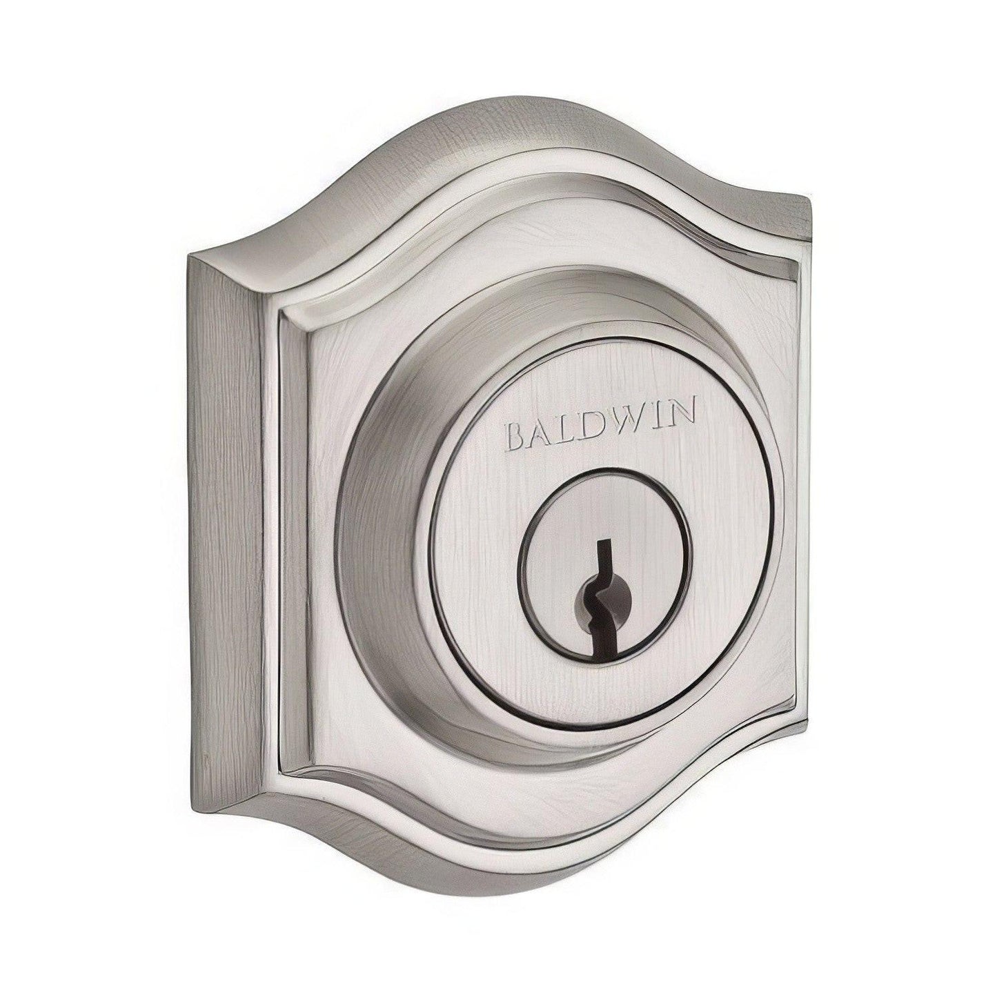 Baldwin DC.TAD Traditional Arch Keyed Entry Double Cylinder Deadbolt.