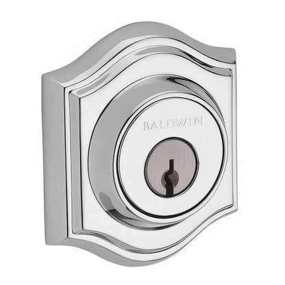 Baldwin DC.TAD Traditional Arch Keyed Entry Double Cylinder Deadbolt.