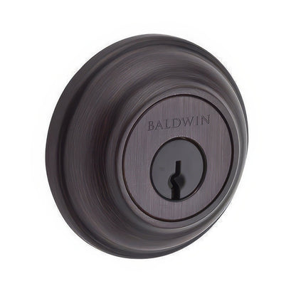 Baldwin DC.TRD Traditional Round Keyed Entry Double Cylinder Deadbolt