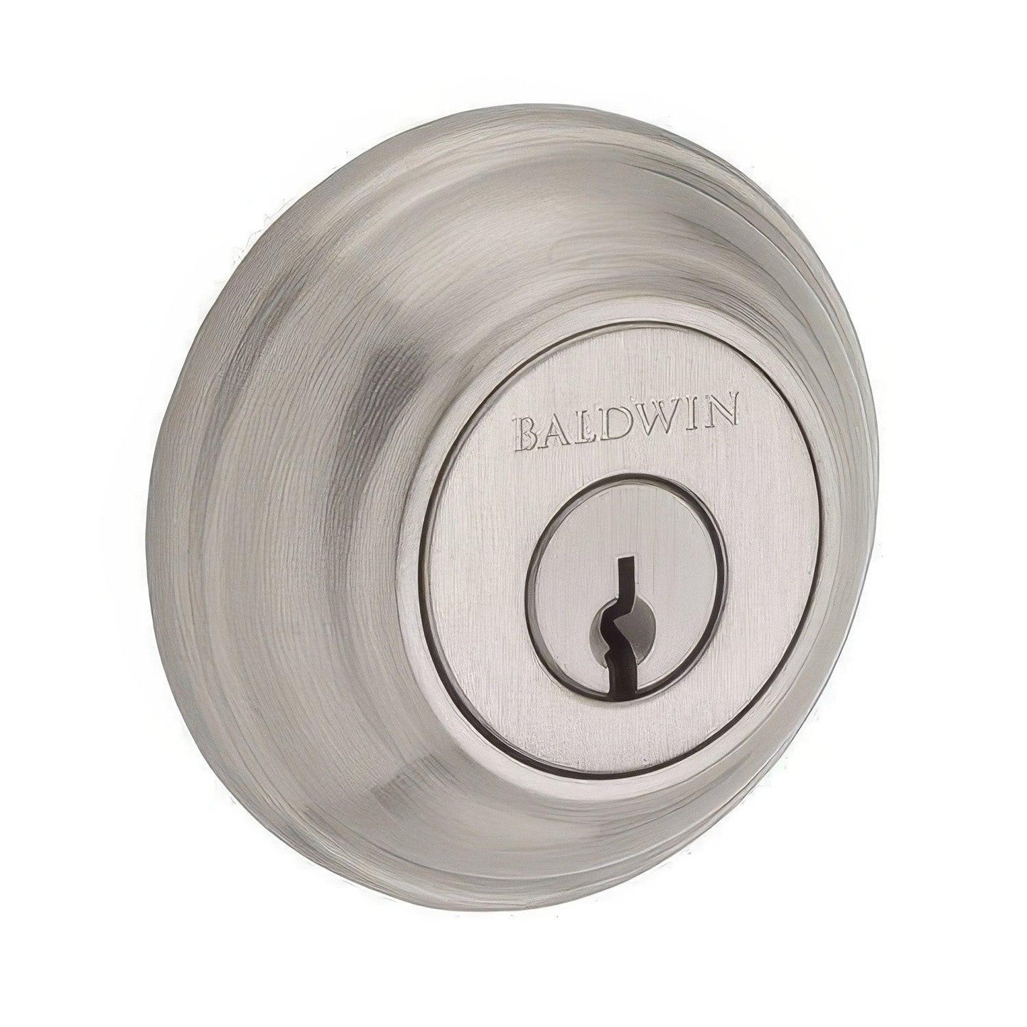 Baldwin DC.TRD Traditional Round Keyed Entry Double Cylinder Deadbolt.